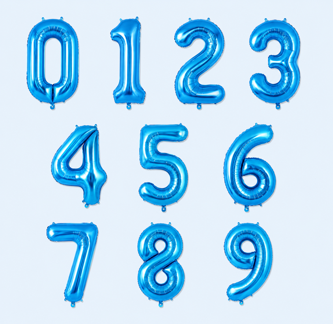 Blue Color 40'' Helium Number Balloons (Copy)