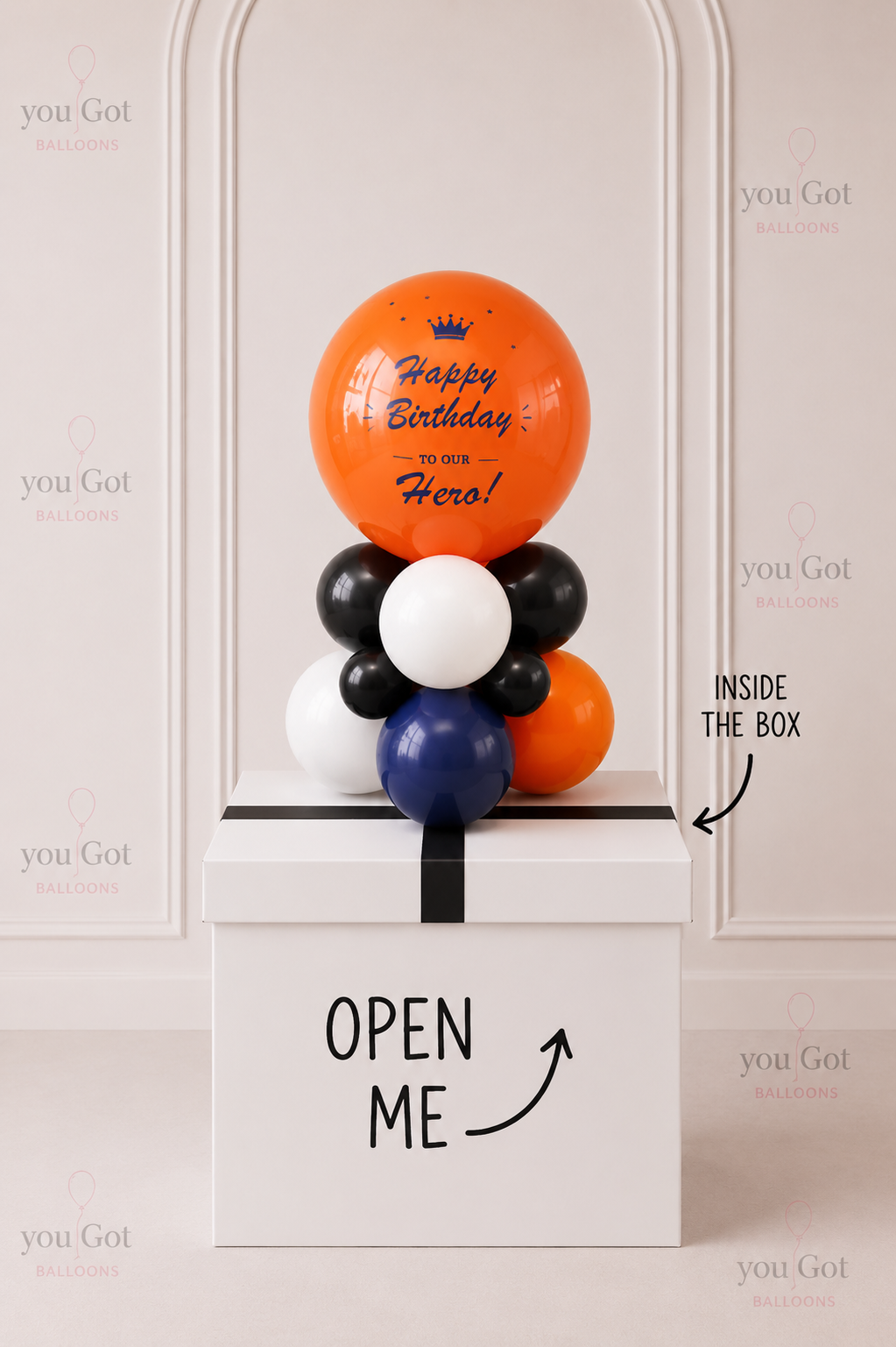 Customized Fathers Day Balloon Stack
