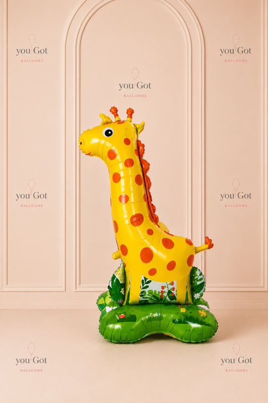 Giant Standing Giraffe Aluminum Foil Balloon
