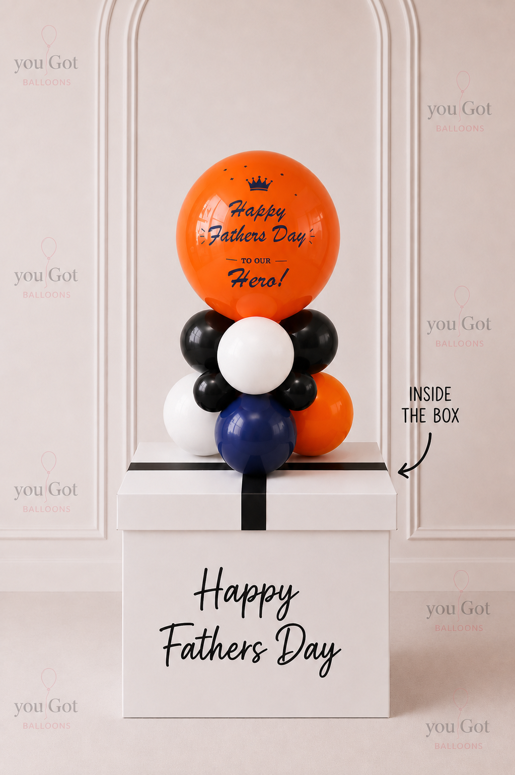 Customized Fathers Day Balloon Stack