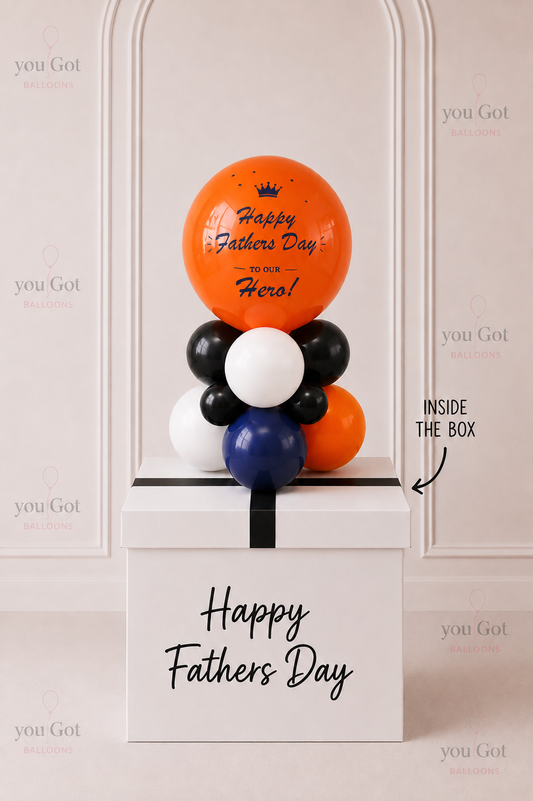 Customized Fathers Day Balloon Stack