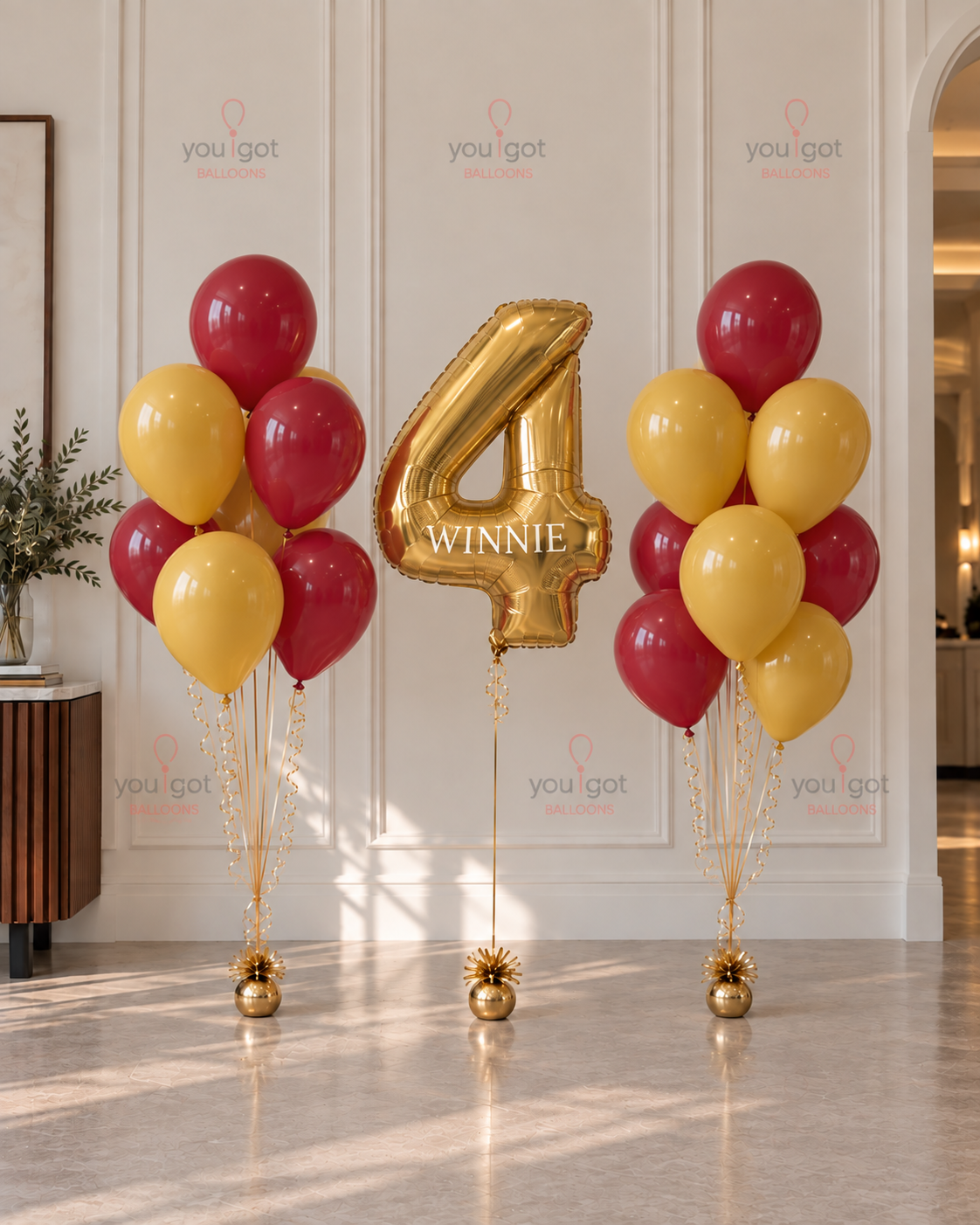 Winnie The Pooh Balloon Bouquet