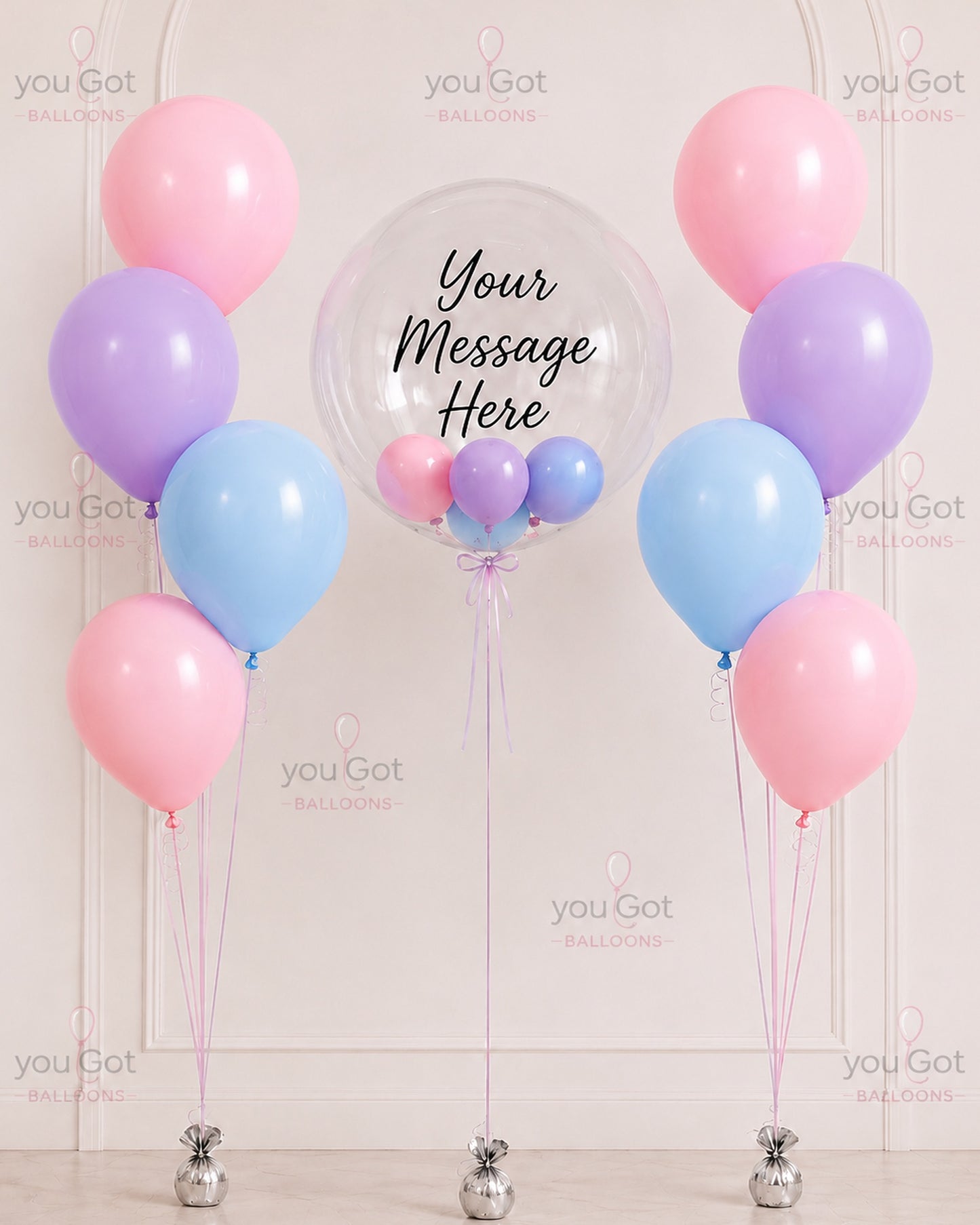 Customized Balloon Set with Baby Name in Dubai