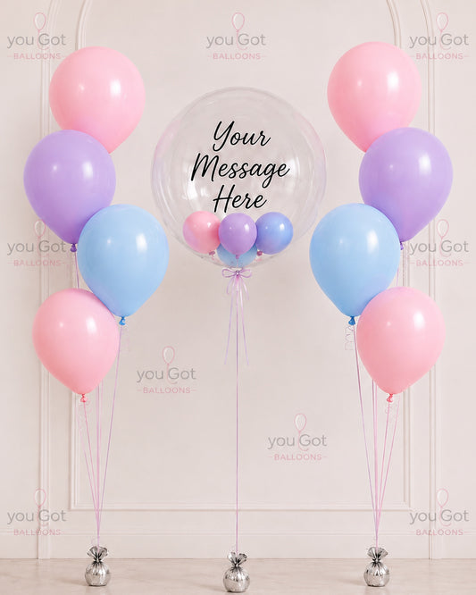 Customized Balloon Set with Baby Name in Dubai
